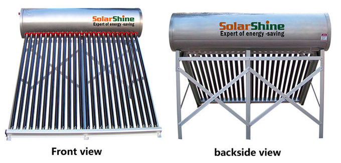 2 vacuum tube solar water heater