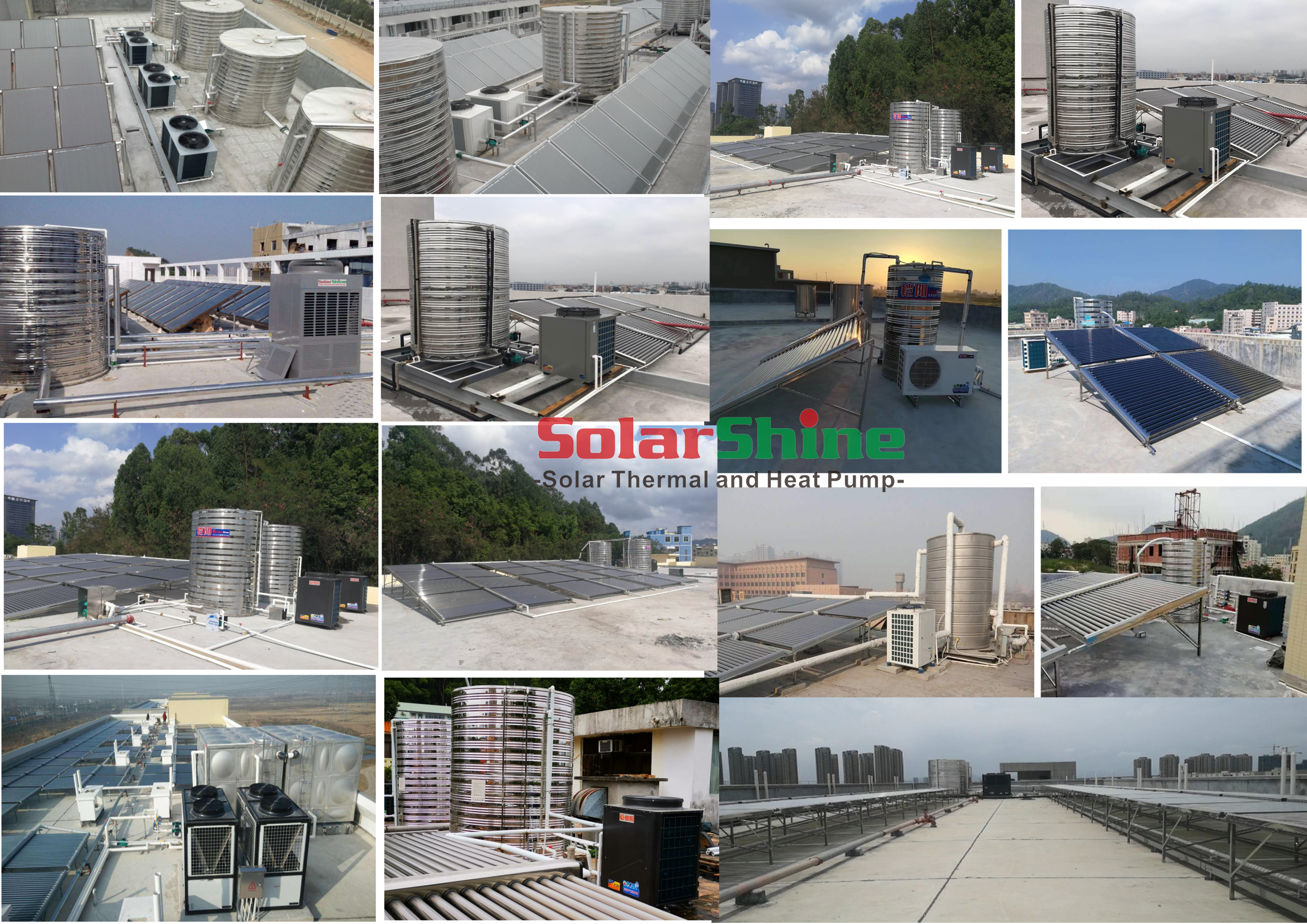 application cases of solar hybrid heat pump system副本