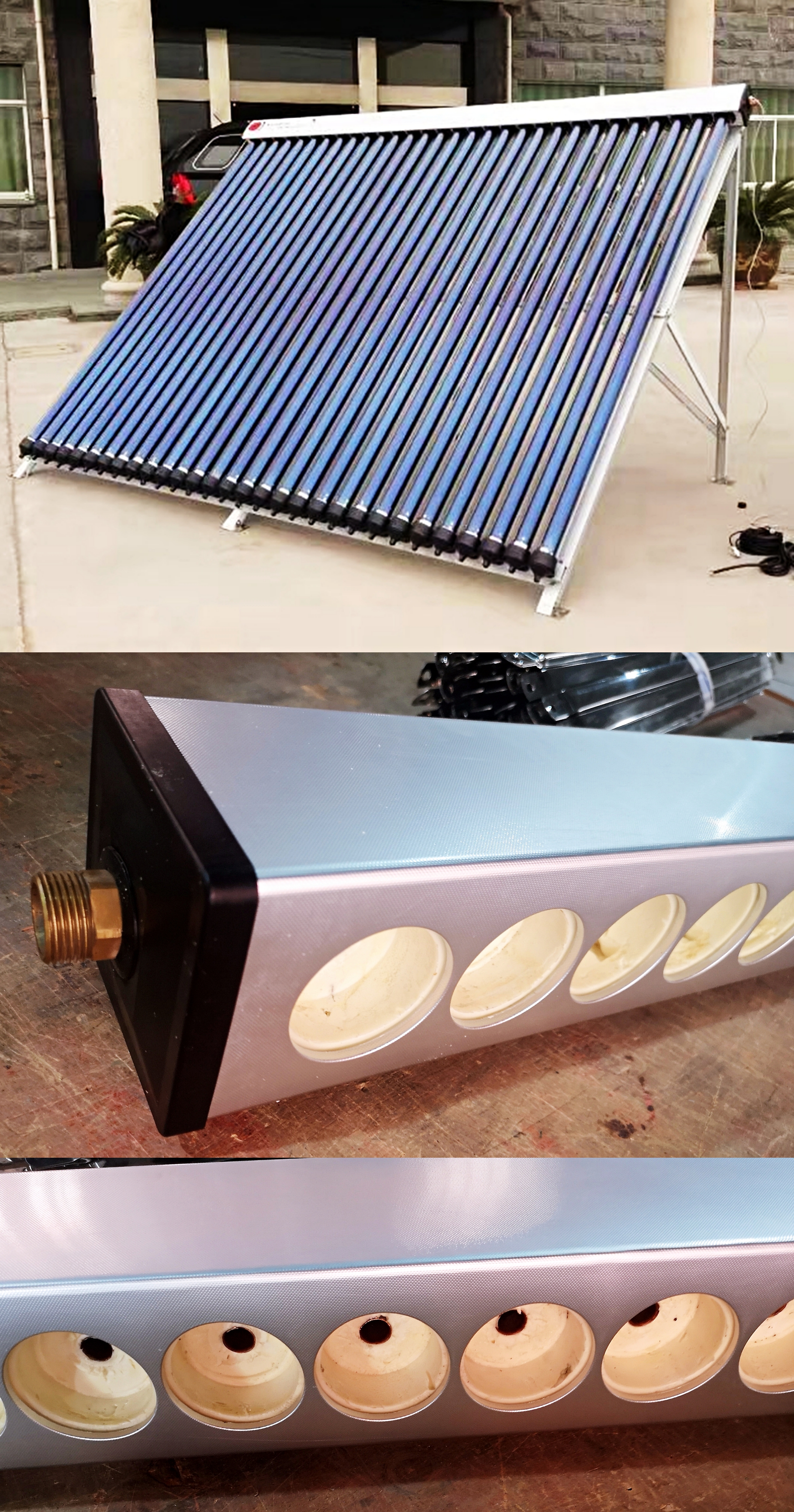 coletor solar de tubo de calor